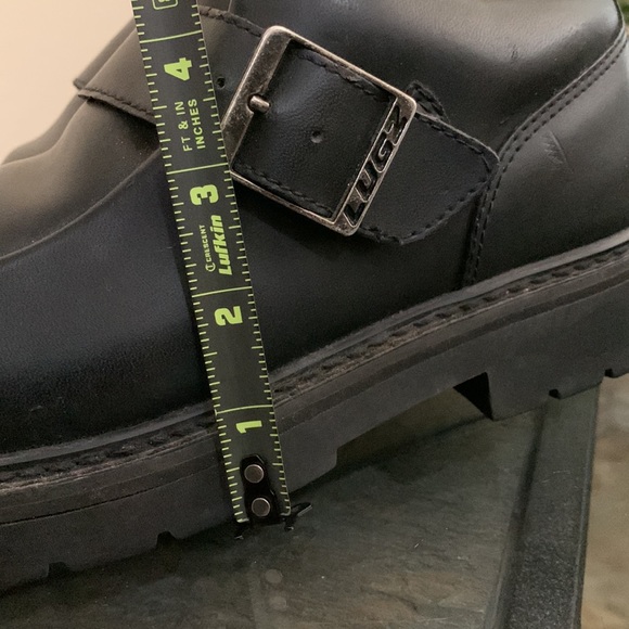 Vintage LUGZ Pathway Lo with Strap Black Work Boot mens sz 6/wms 8? Deadstock